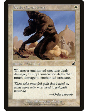 Magic: The Gathering Guilty Conscience (017) Moderately Played