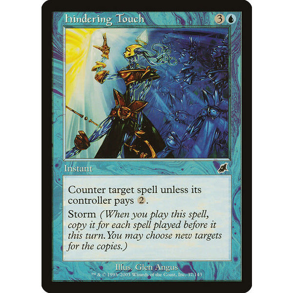 Magic: The Gathering Hindering Touch (037) Lightly Played