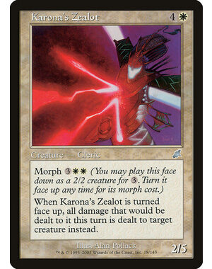 Magic: The Gathering Karona's Zealot (018) Lightly Played