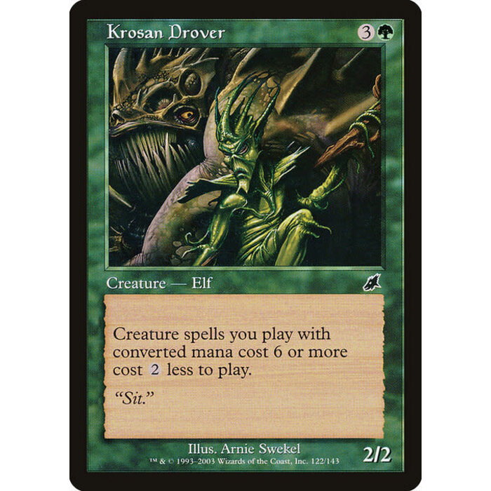 Magic: The Gathering Krosan Drover (122) Moderately Played