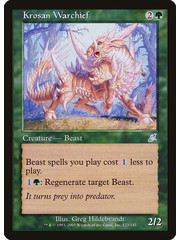 Magic: The Gathering Krosan Warchief (123) Lightly Played