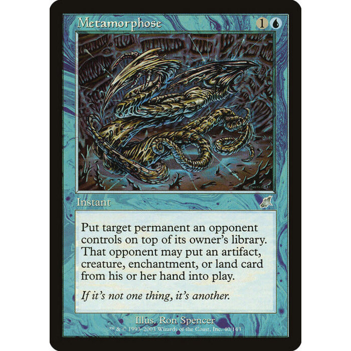 Magic: The Gathering Metamorphose (040) Lightly Played