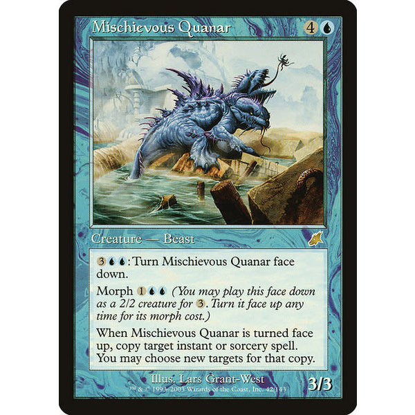 Magic: The Gathering Mischievous Quanar (042) Heavily Played