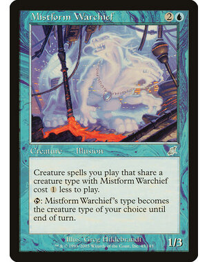 Magic: The Gathering Mistform Warchief (043) Lightly Played