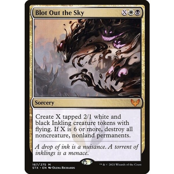 Magic: The Gathering Blot Out the Sky (167) Near Mint