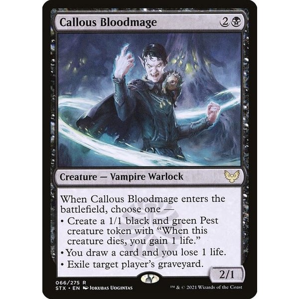 Magic: The Gathering Callous Bloodmage (066) Lightly Played