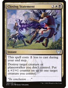 Magic: The Gathering Closing Statement (169) Near Mint