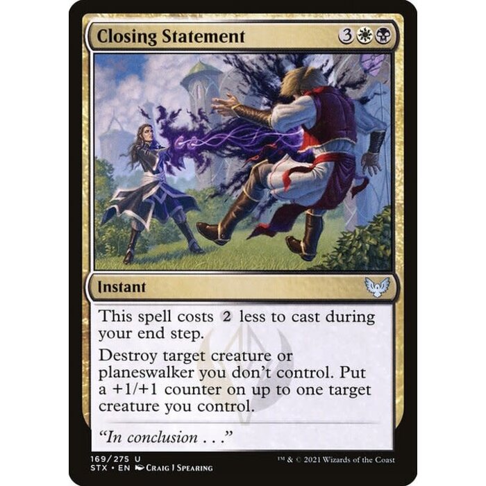 Magic: The Gathering Closing Statement (169) Near Mint