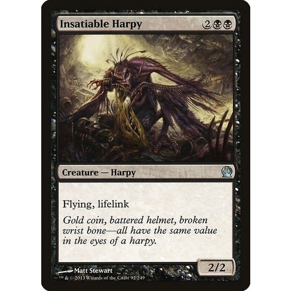 Magic: The Gathering Insatiable Harpy (092) Lightly Played