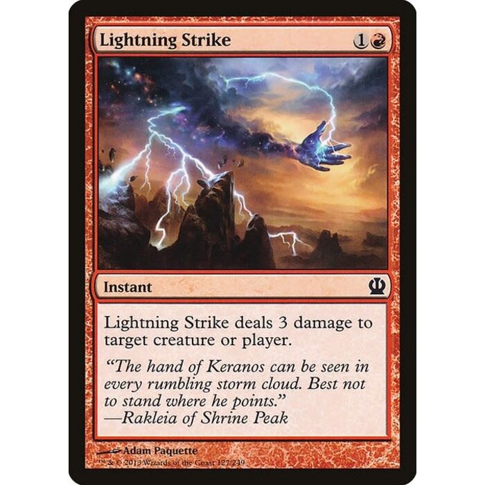 Magic: The Gathering Lightning Strike (127) Lightly Played