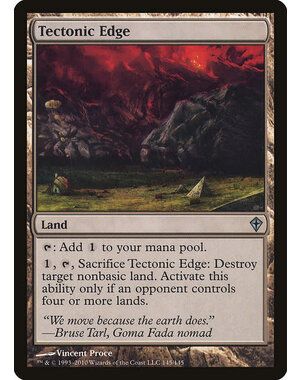 Magic: The Gathering Tectonic Edge (145) Lightly Played