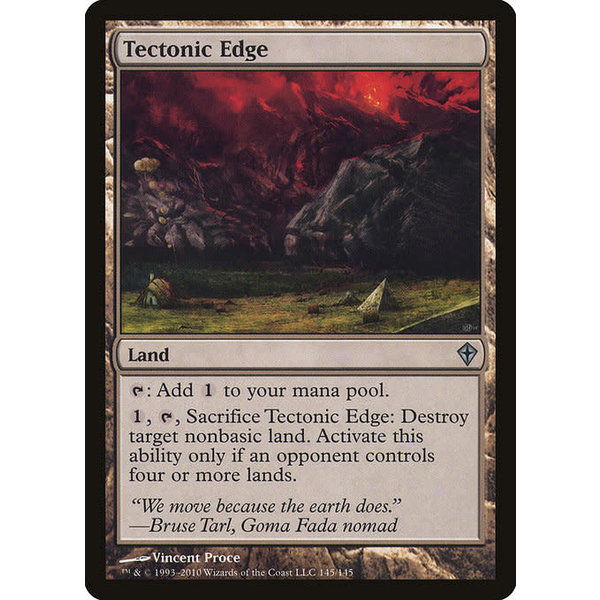 Magic: The Gathering Tectonic Edge (145) Lightly Played
