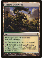 Magic: The Gathering Stirring Wildwood (144) Lightly Played