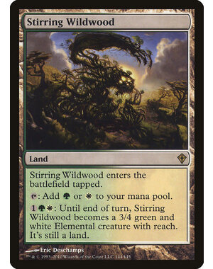 Magic: The Gathering Stirring Wildwood (144) Lightly Played