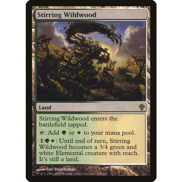 Magic: The Gathering Stirring Wildwood (144) Lightly Played