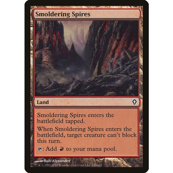 Magic: The Gathering Smoldering Spires (143) Moderately Played