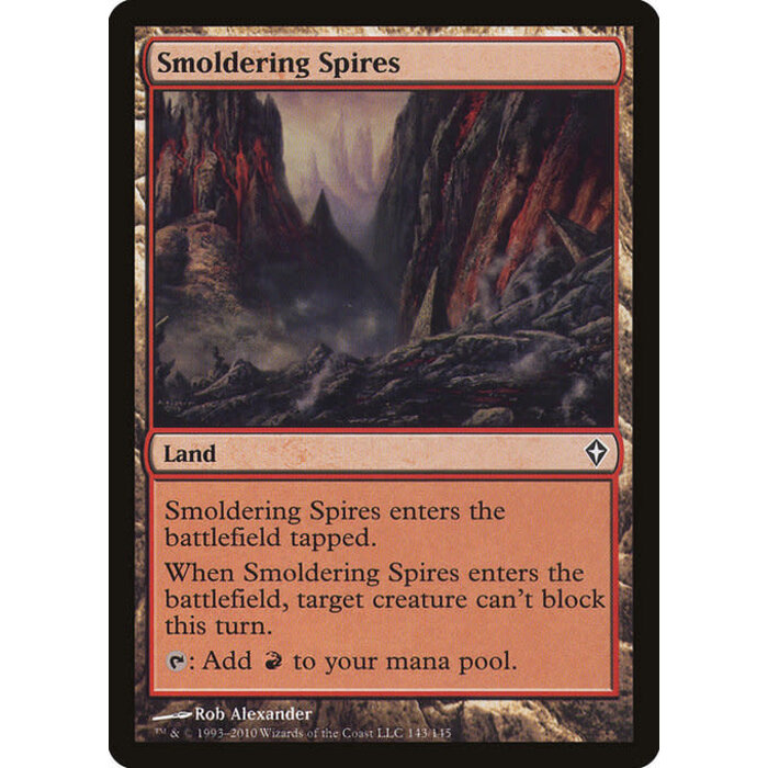 Magic: The Gathering Smoldering Spires (143) Moderately Played