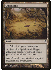 Magic: The Gathering Quicksand (140) Moderately Played