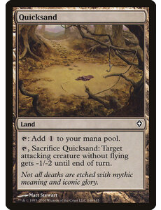 Magic: The Gathering Quicksand (140) Moderately Played