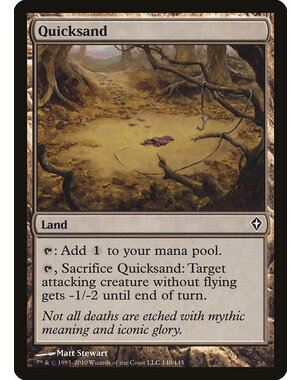 Magic: The Gathering Quicksand (140) Moderately Played