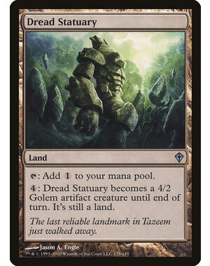 Magic: The Gathering Dread Statuary (135) Moderately Played