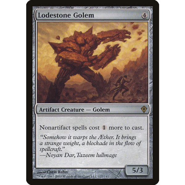 Magic: The Gathering Lodestone Golem (127) Heavily Played