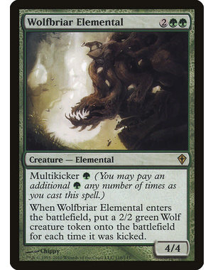 Magic: The Gathering Wolfbriar Elemental (118) Moderately Played