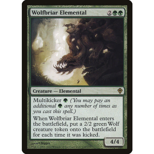Magic: The Gathering Wolfbriar Elemental (118) Moderately Played