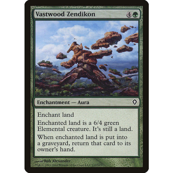 Magic: The Gathering Vastwood Zendikon (117) Moderately Played