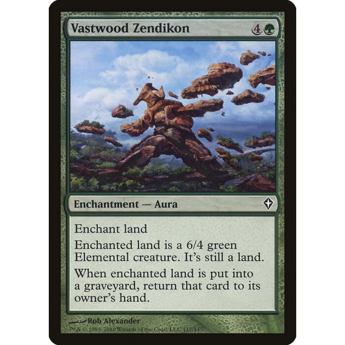 Magic: The Gathering Vastwood Zendikon (117) Moderately Played