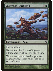 Magic: The Gathering Vastwood Zendikon (117) Moderately Played Foil