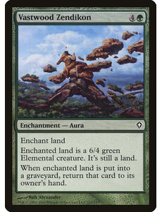 Magic: The Gathering Vastwood Zendikon (117) Moderately Played Foil