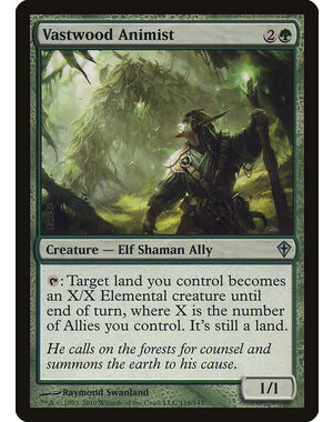 Magic: The Gathering Vastwood Animist (116) Moderately Played