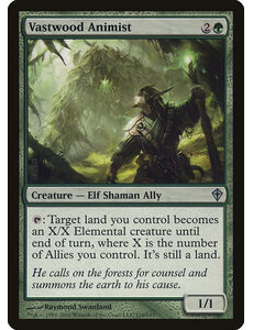 Magic: The Gathering Vastwood Animist (116) Moderately Played Foil