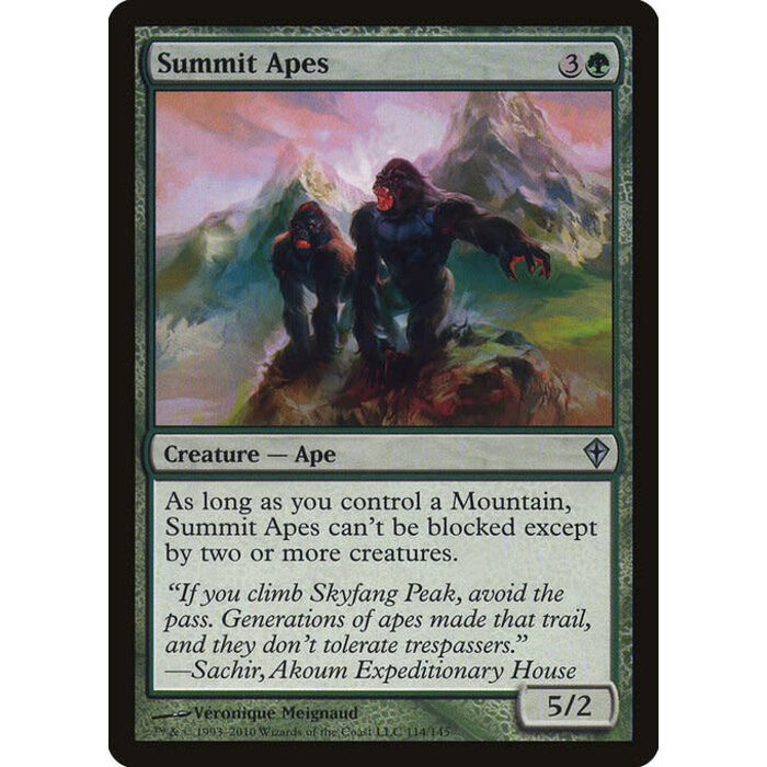Magic: The Gathering Summit Apes (114) Moderately Played