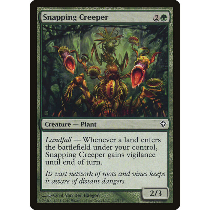 Magic: The Gathering Snapping Creeper (112) Lightly Played