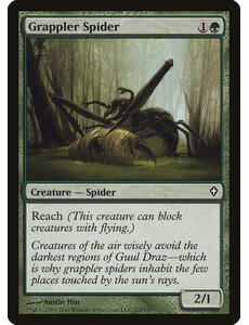 Magic: The Gathering Grappler Spider (102) Moderately Played
