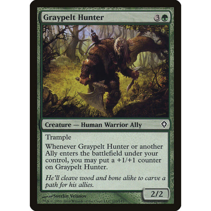Magic: The Gathering Graypelt Hunter (103) Lightly Played