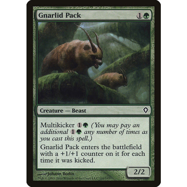 Magic: The Gathering Gnarlid Pack (101) Moderately Played Foil