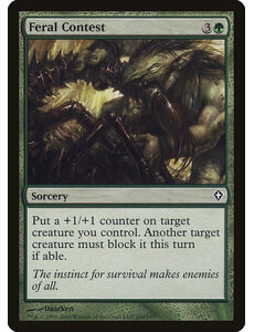 Magic: The Gathering Feral Contest (100) Lightly Played