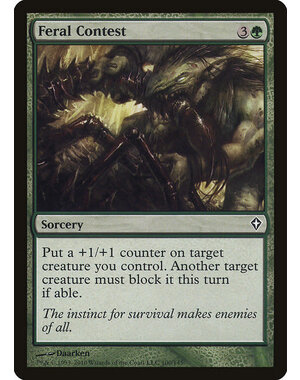 Magic: The Gathering Feral Contest (100) Lightly Played