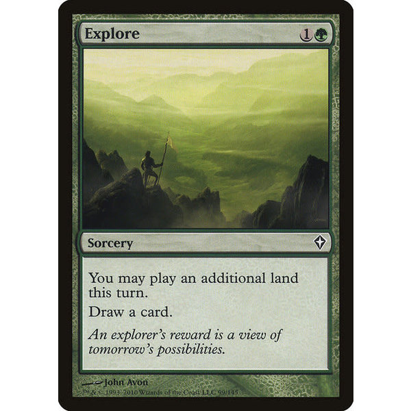 Magic: The Gathering Explore (099) Heavily Played Foil