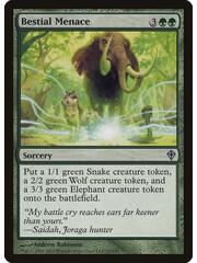 Magic: The Gathering Bestial Menace (097) Moderately Played