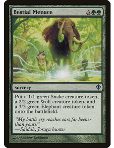 Magic: The Gathering Bestial Menace (097) Moderately Played