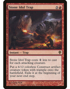 Magic: The Gathering Stone Idol Trap (093) Lightly Played - Japanese