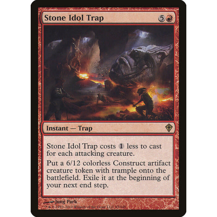 Magic: The Gathering Stone Idol Trap (093) Lightly Played - Japanese