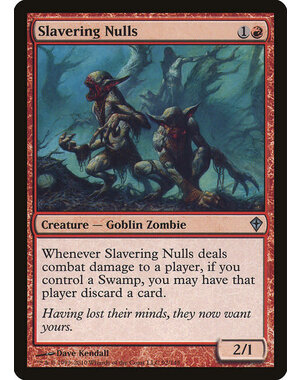 Magic: The Gathering Slavering Nulls (092) Moderately Played Foil
