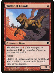 Magic: The Gathering Skitter of Lizards (091) Moderately Played