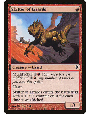 Magic: The Gathering Skitter of Lizards (091) Moderately Played