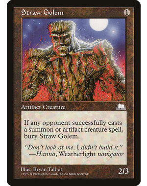 Magic: The Gathering Straw Golem (158) Lightly Played